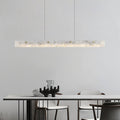 Arisha Modern LED Pendant Light White Marble Dining Room/Bar | ventumra