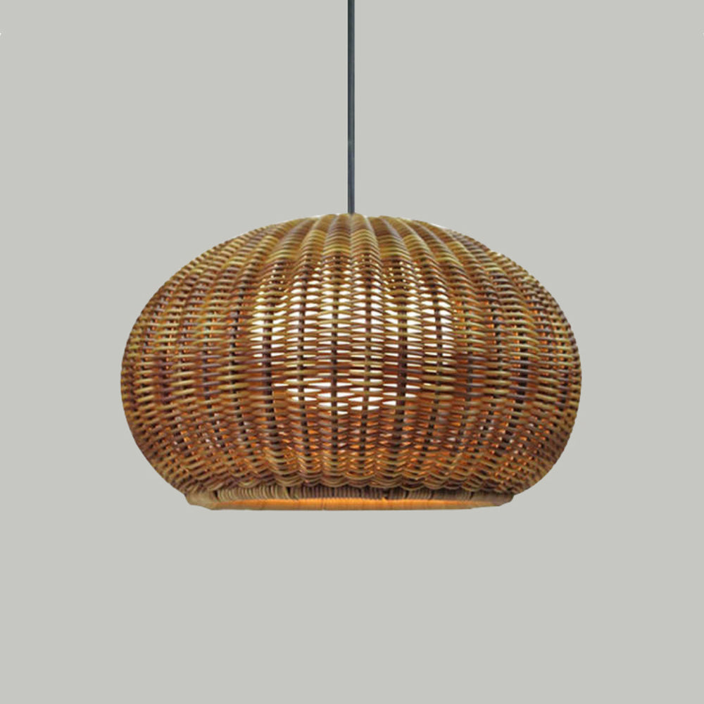 Ray Modern Lantern Pendant Light, Metal/, Beige/Coffee | ventumra