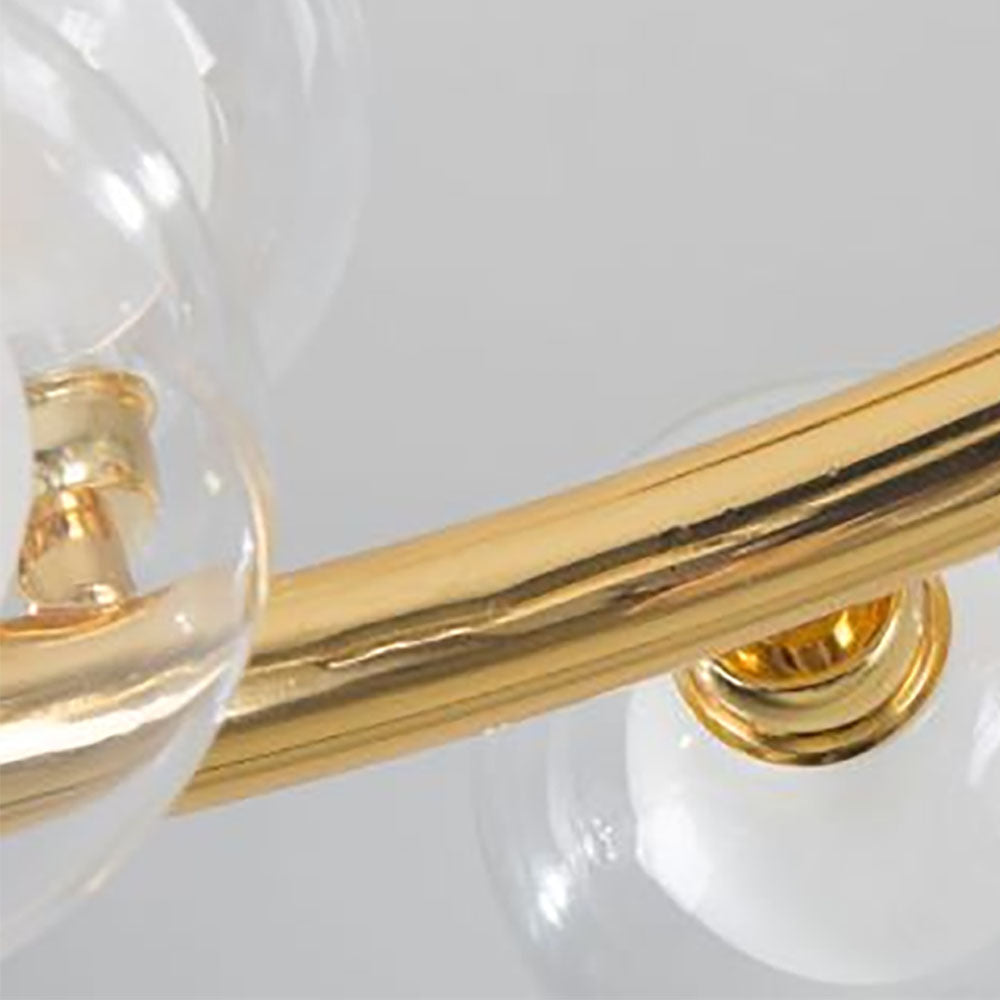 Valentina Modern Gold Bubble Pendant Light, Metal & Glass | ventumra