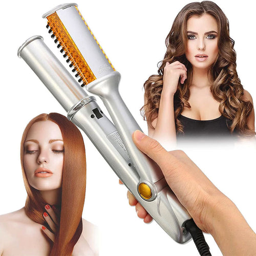 2-In-1 Rotating Hair Brush With Fast Heat For Effortless Waves And Curls | Ventumra