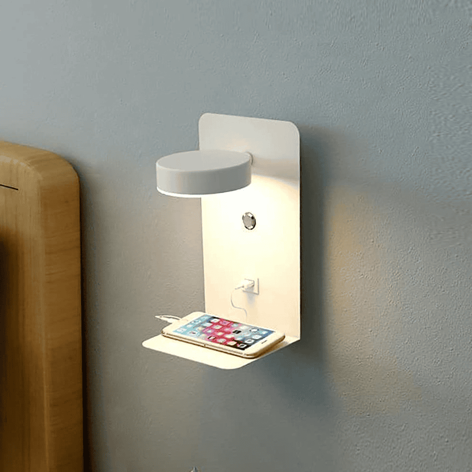 LumaNova Cozy Bed Lamp With Warm Ambient Glow For Relaxing