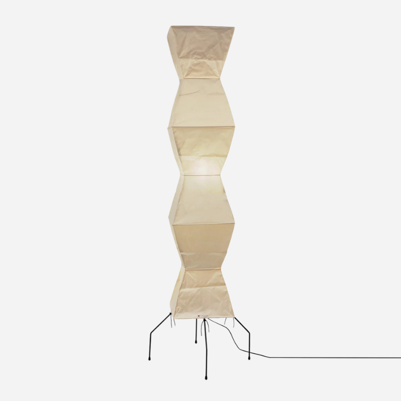 Selora Tripod Floor Lamp with Paper Lantern Shade Glow