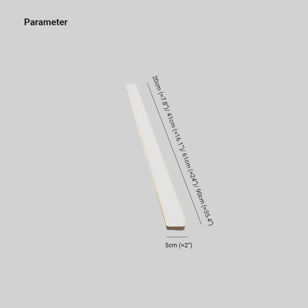 Arisha Simple White Bar Mirror Front Vanity Wall Lamp | ventumra