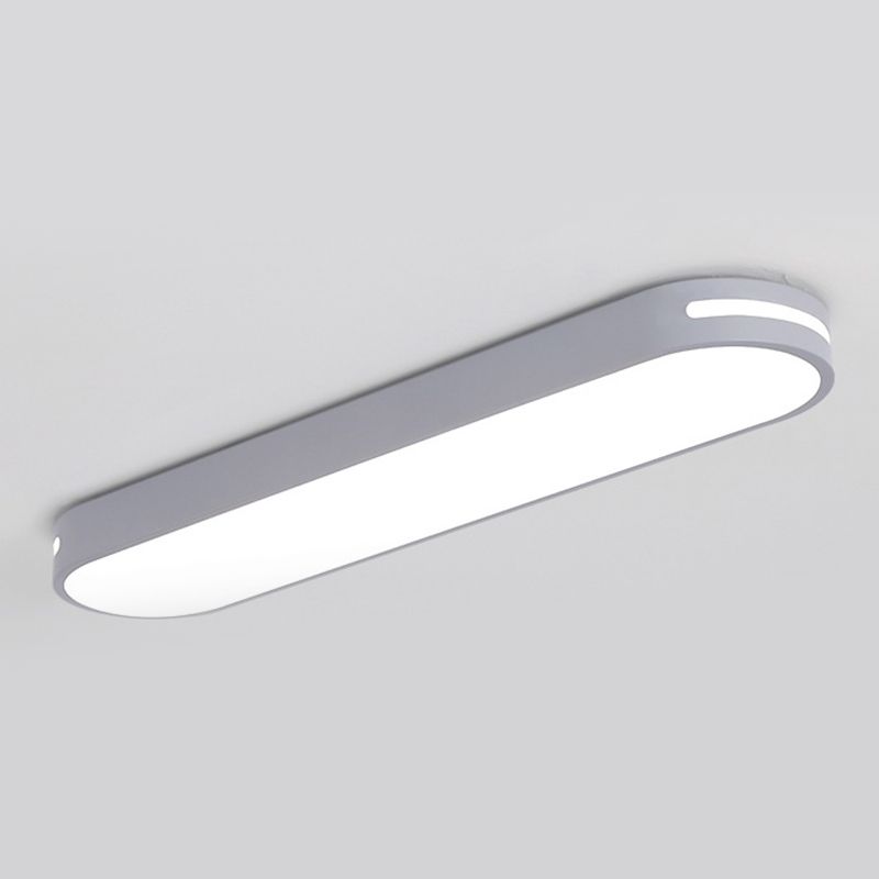 Arisha Oval Flush Mount LED Ceiling Light, Black/White/Grey/Gold | ventumra