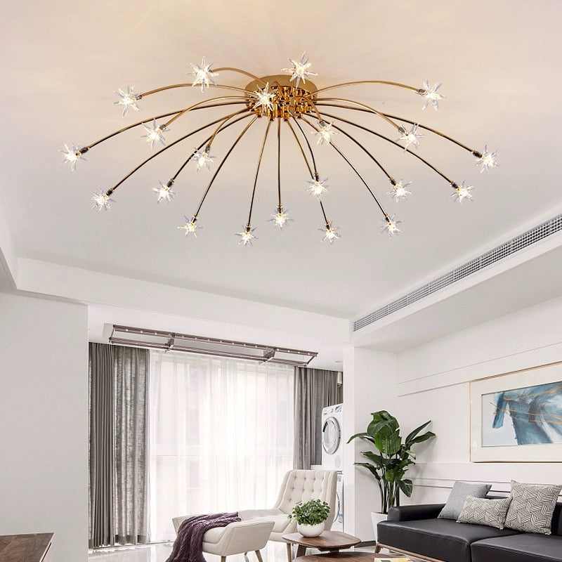 Arisha Art Deco Starry  Flush Mount Ceiling Light | ventumra