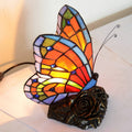 LyriaGlow Scented Night Lamp With Butterfly Top, Rose Base