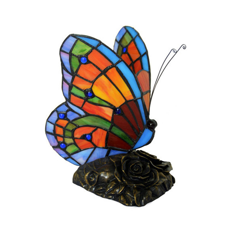 LyriaGlow Scented Night Lamp With Butterfly Top, Rose Base