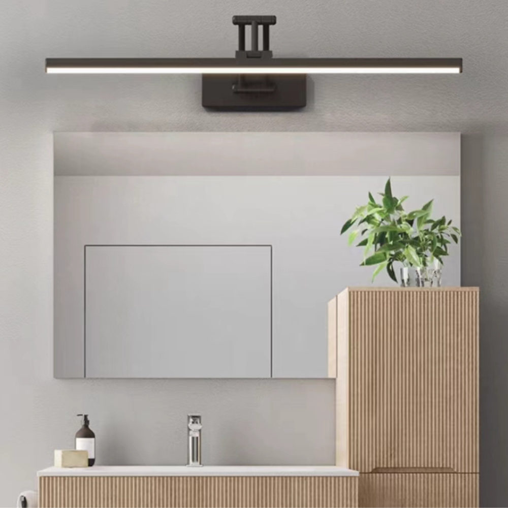 Volo Modern Linear Mirror Front Vanity Metal LED Wall Lamp | ventumra