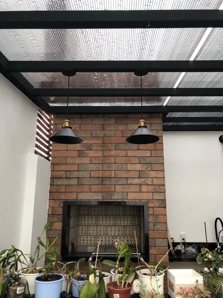 Elora Brass Cone Pendant Light in Vintage Industrial Style