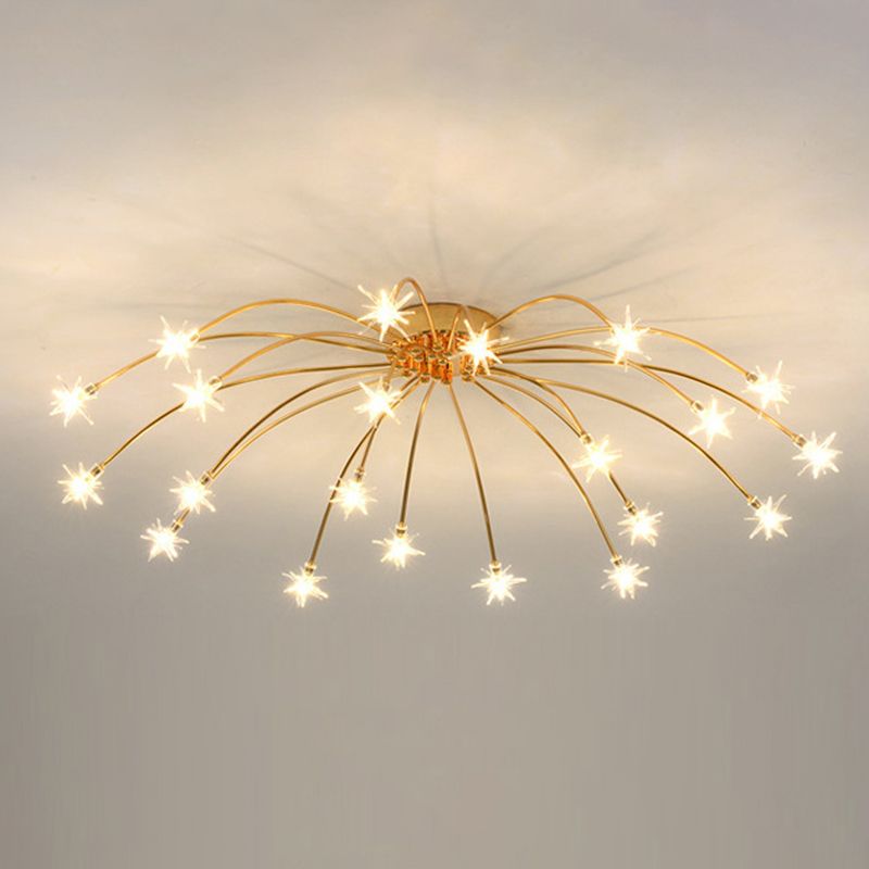 Arisha Art Deco Starry  Flush Mount Ceiling Light | ventumra