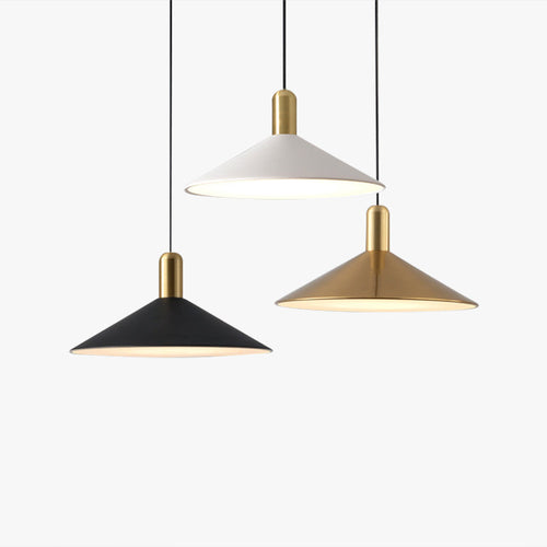 Aria Vintage Umbrella Monochrome Pendant Light - Neutralighting