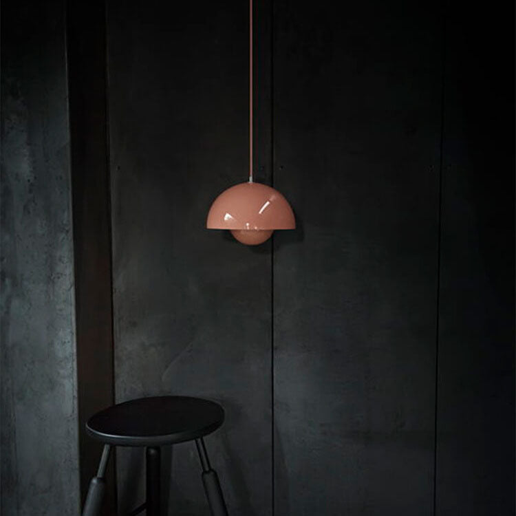 Nordora Nordic Inspired 1 Light Semicircle Dome Pendant Lamp