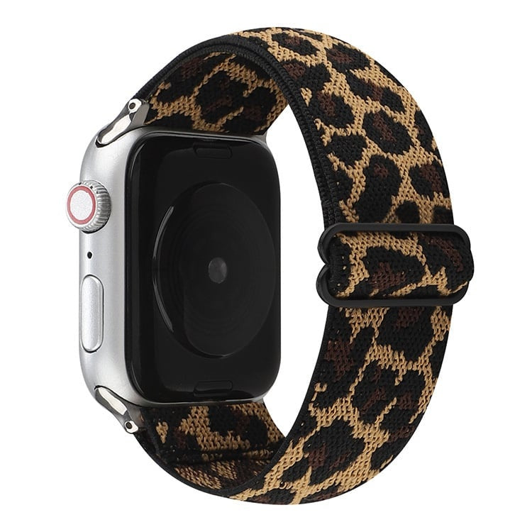 Elastický řemínek s leopardím vzorem pro Apple Watch na každodenní nošení | Ventumra