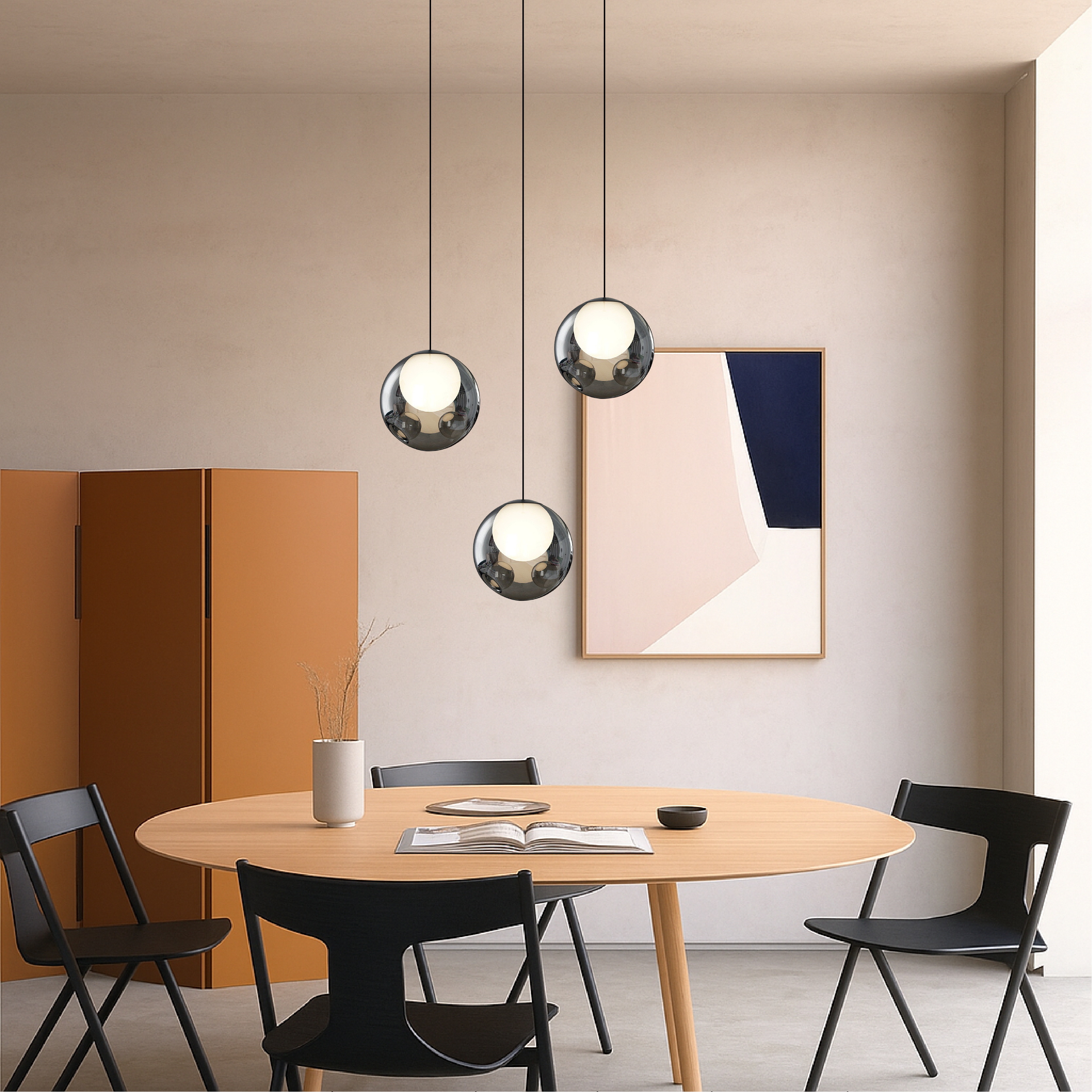 Marivella Italian Glass Ceiling Pendant Light For Dining