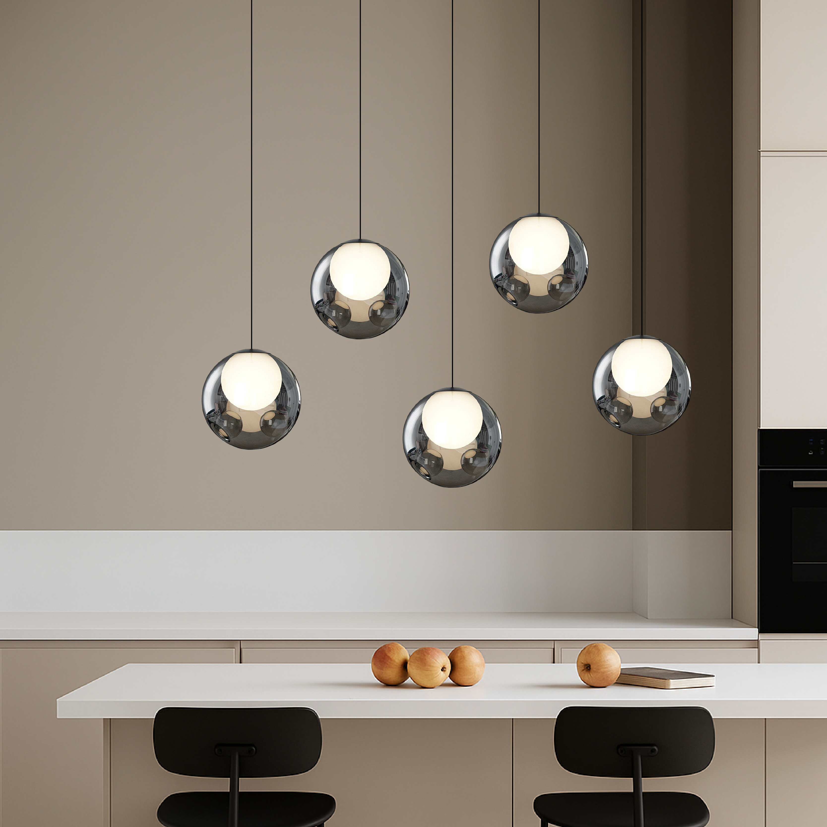 Marivella Italian Glass Ceiling Pendant Light For Dining