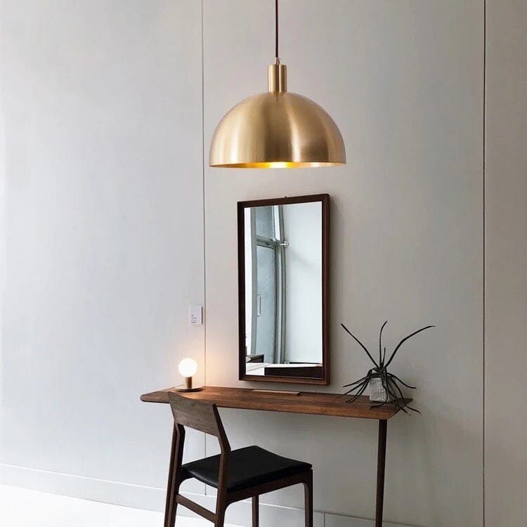 Aurelius Brass Pendant Light Modern LED Ceiling Lamp