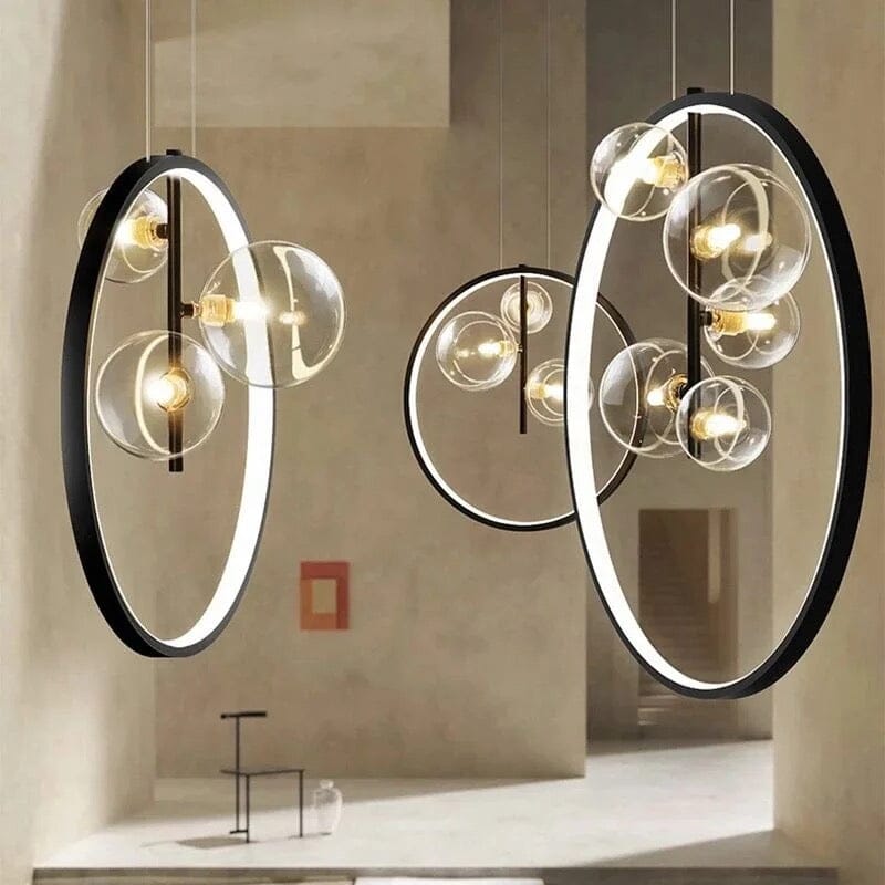 Luminette Glass Globe Pendant Light for Modern Kitchens