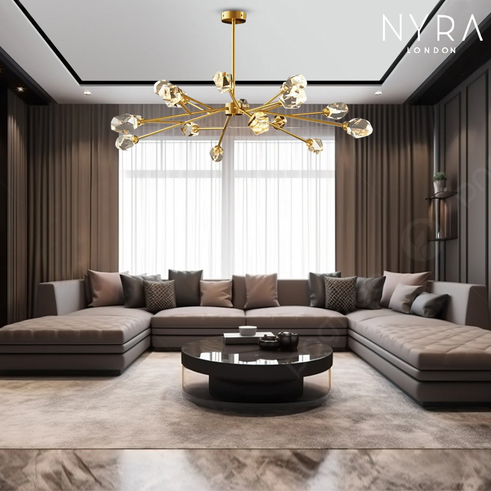 Lumora Crystal Pendant Light in Modern Elegance Collection