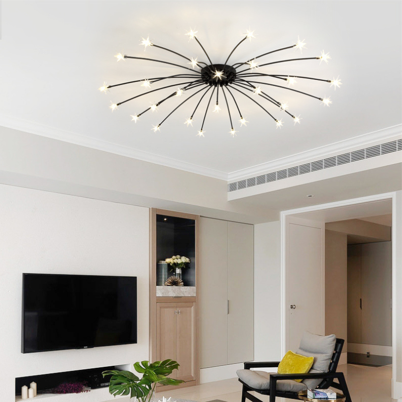 Arisha Art Deco Starry  Flush Mount Ceiling Light | ventumra