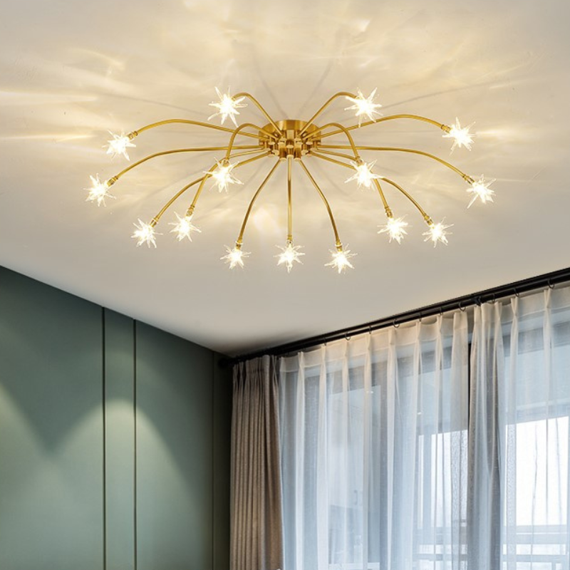 Arisha Art Deco Starry  Flush Mount Ceiling Light | ventumra