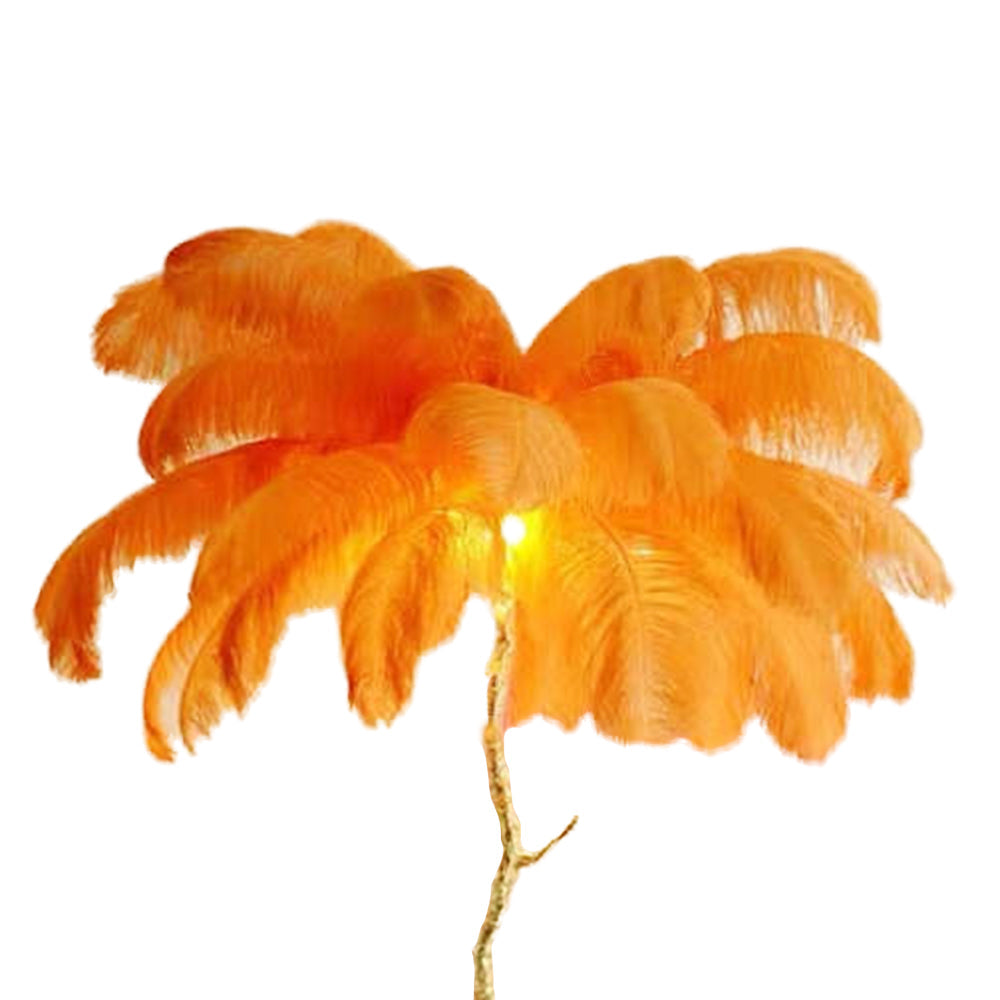 O'Moore Nordic Luxury Unique Ostrich Feather Floor Lamp/Table Lamp - Neutralighting