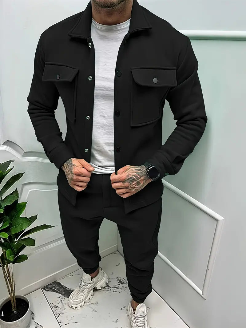 Cool Men's Set With Jacket And Trousers - Daan | ventumra