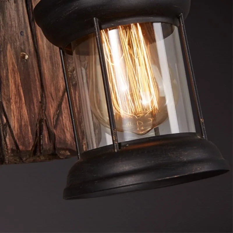 Austin Vintage Lantern Metal Classic Industrial Wall Lamp | ventumra