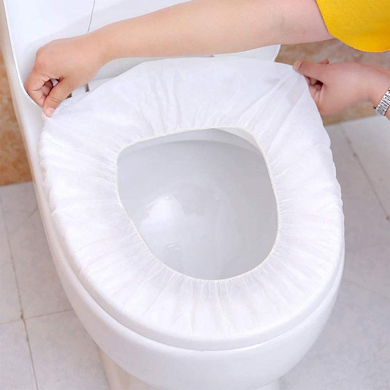 Wegwerpbrilhoezen voor toiletbrillen — afzonderlijk verpakte hygiënische hoezen
