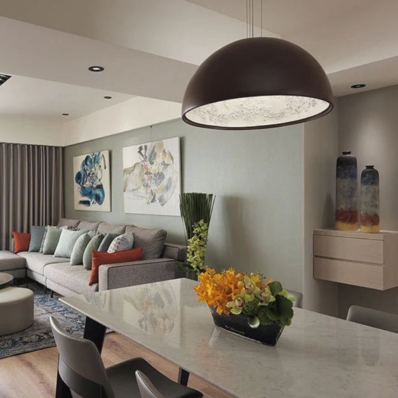 Novaro LED Pendant Lamp Minimalist Italian Resin And Glass
