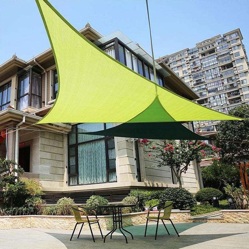 Triangular Sun Shade Sail — Patio Heat and UV Protection