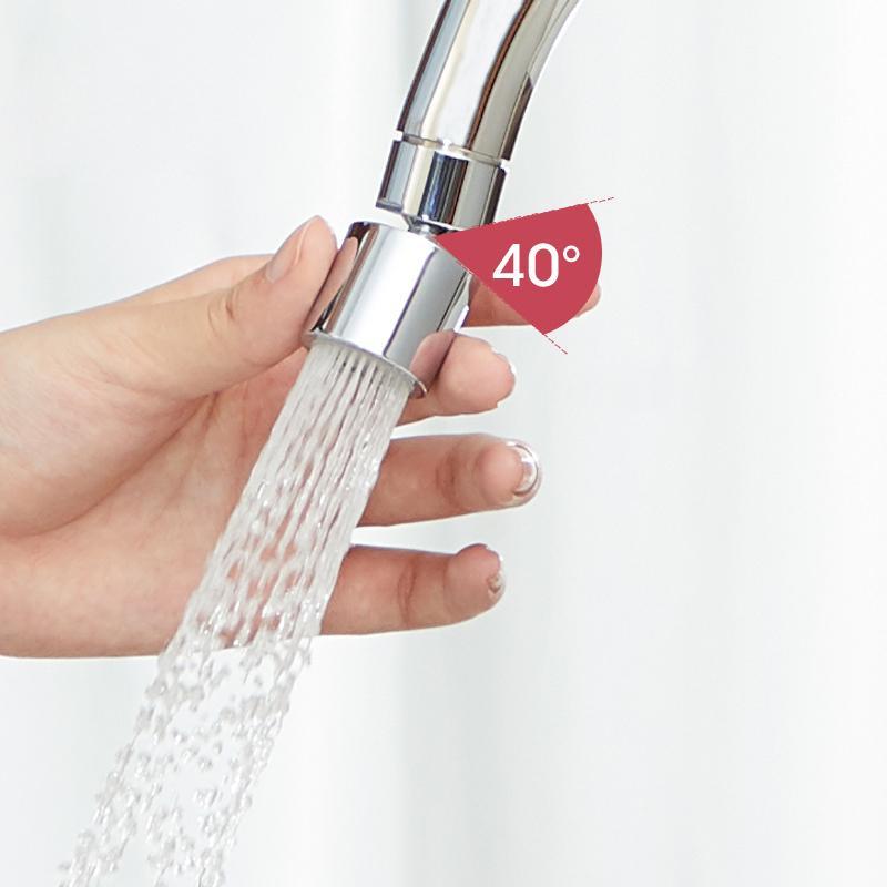 Accesorio flexible para grifo - Ahorro de agua giratorio de doble función