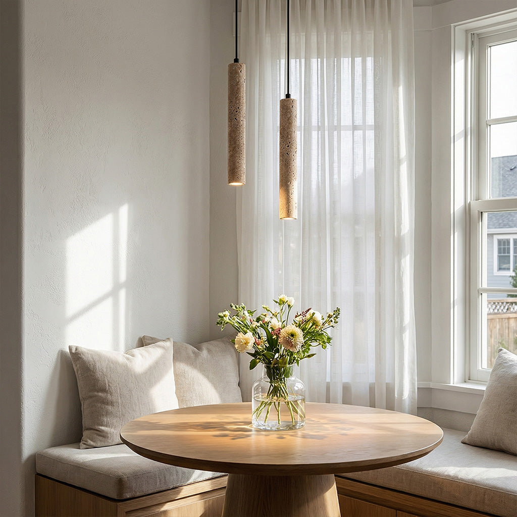 Refined Travertine  Pendant Light | Ventumra