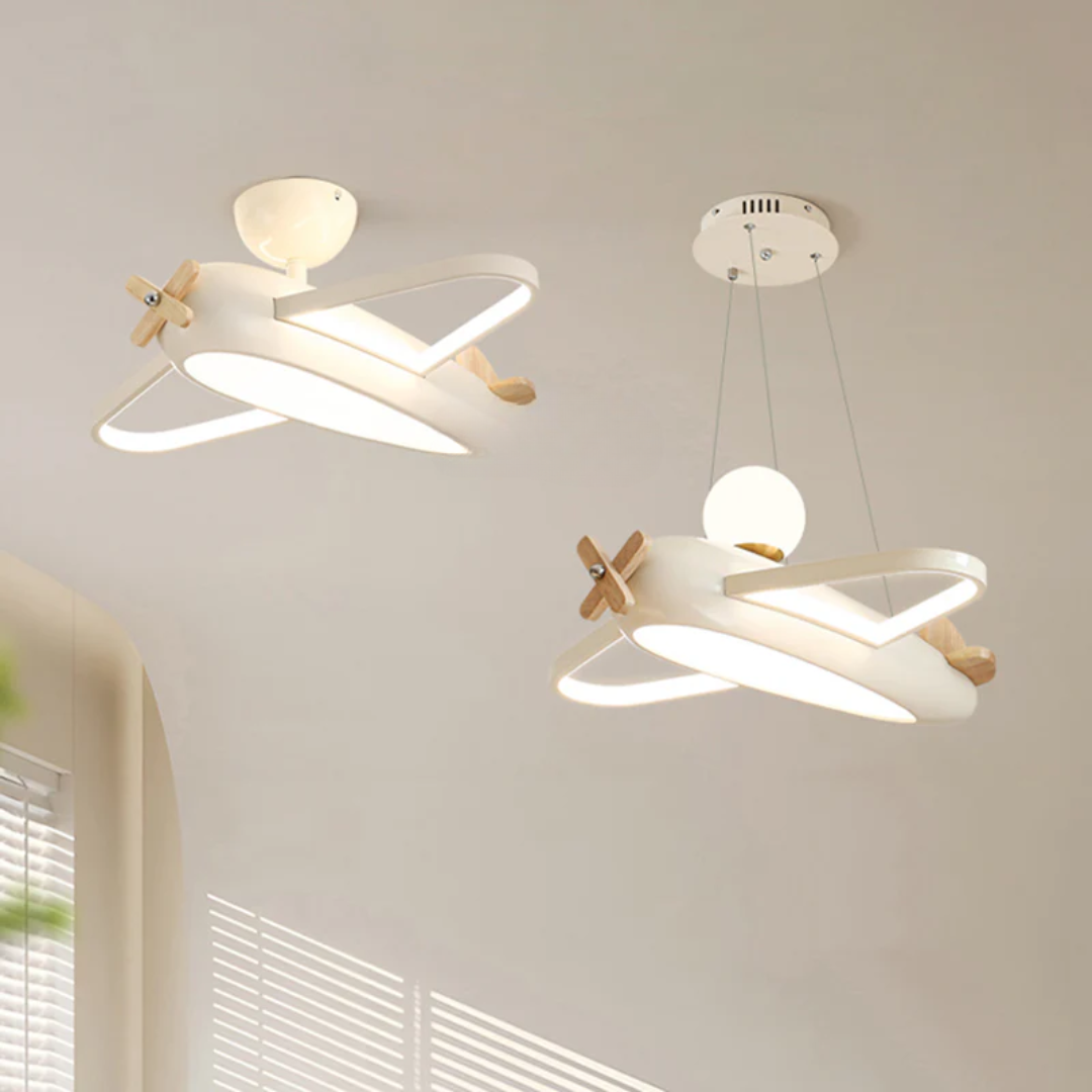AeroGlow Luxury LED Airplane Ceiling Lamp For Nursery