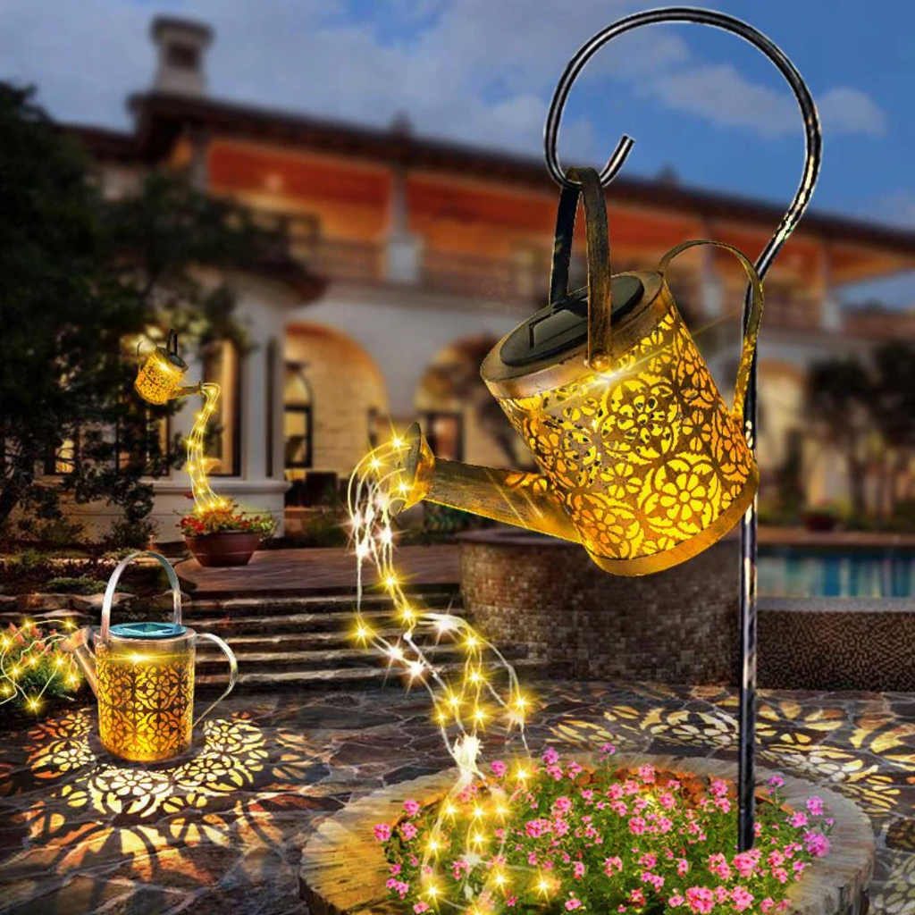 Luminara Solar Garden Lamp With Starry Outdoor Glow Effect