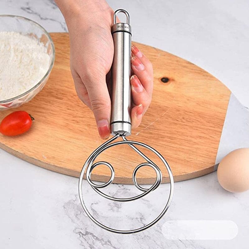 MixMaster Pro Compact Stainless Steel Dough Mixer, Lightweight