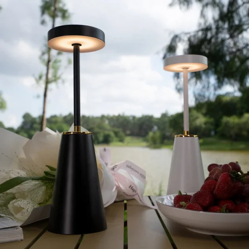 Dobíjecí bezdrátová stmívatelná stolní lampa Aurelia pro domácnost a kancelář