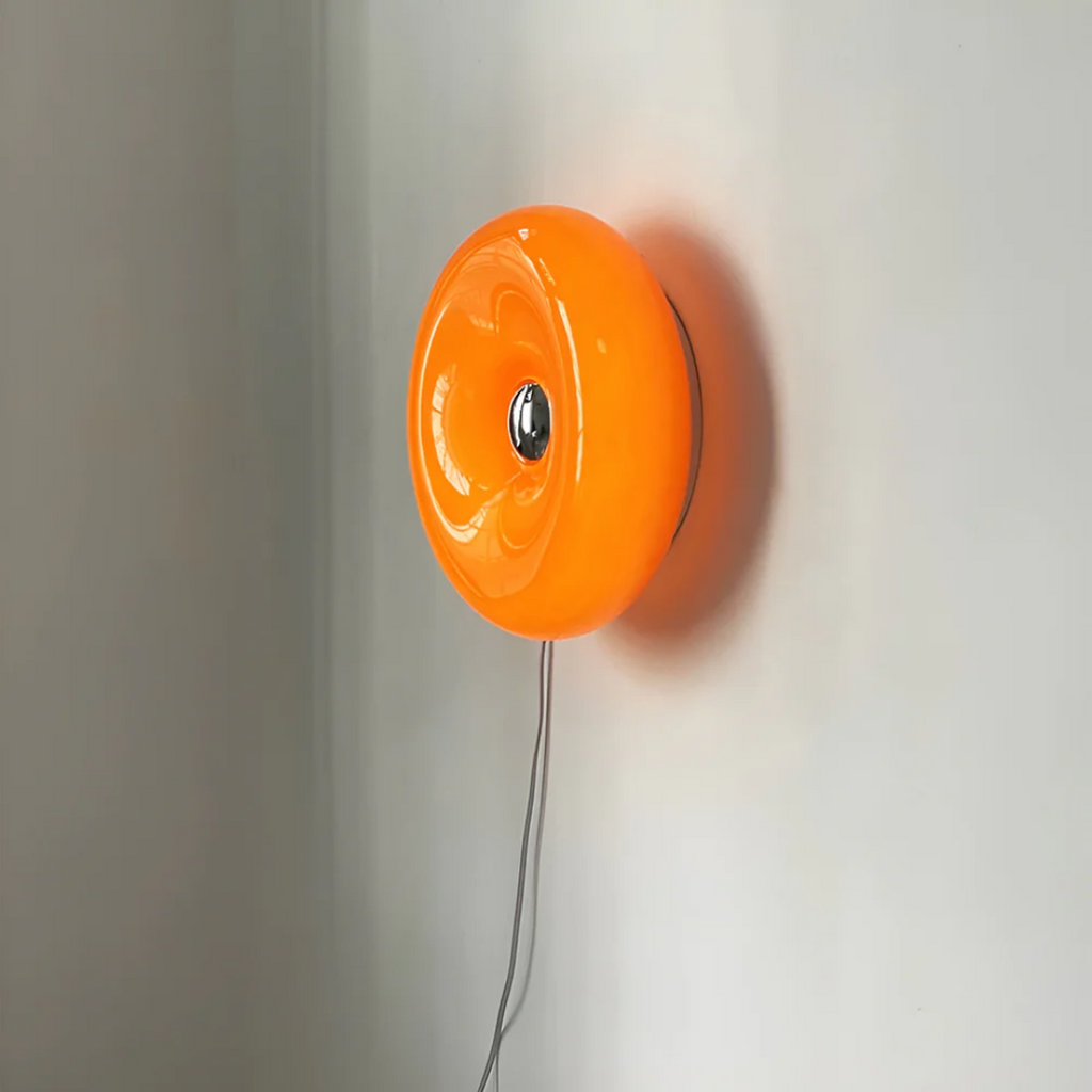 Liora Modern Glass Wall Lamp With Warm Ambient Glow