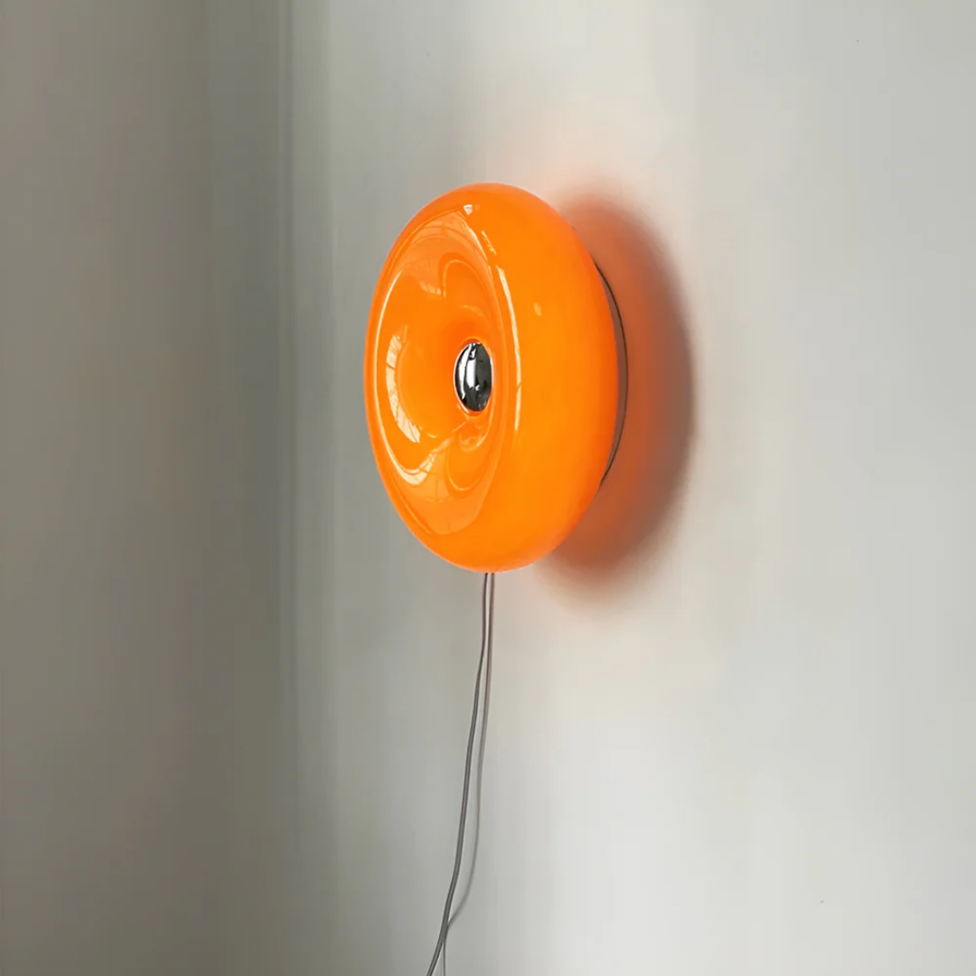 Liora Modern Glass Wall Lamp With Warm Ambient Glow