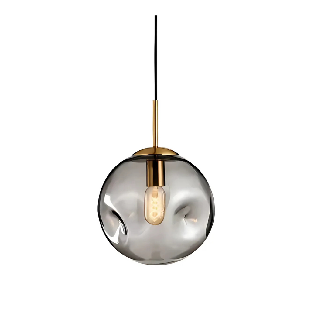 Aurora Glass Globe Pendant Light for Dining Table by Noria