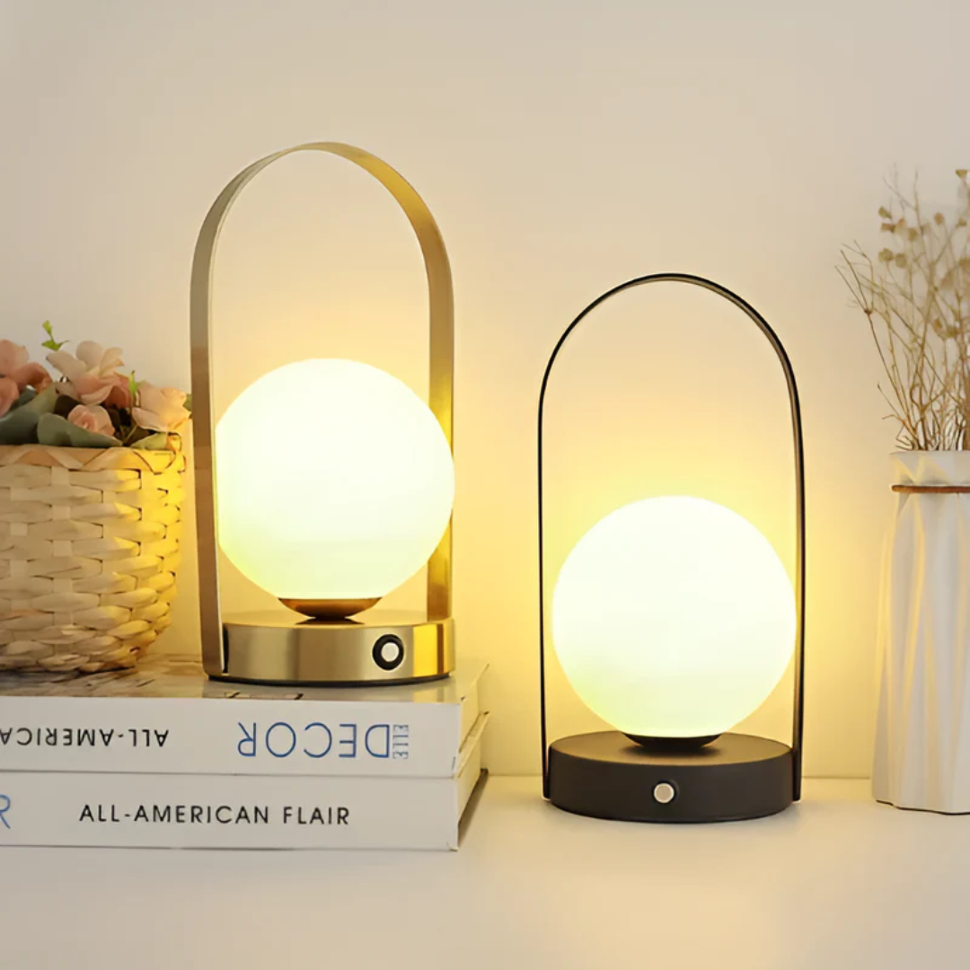 LumaVale Wireless Rechargeable Rustproof Table Lamp for Indoor and Outdoor Use