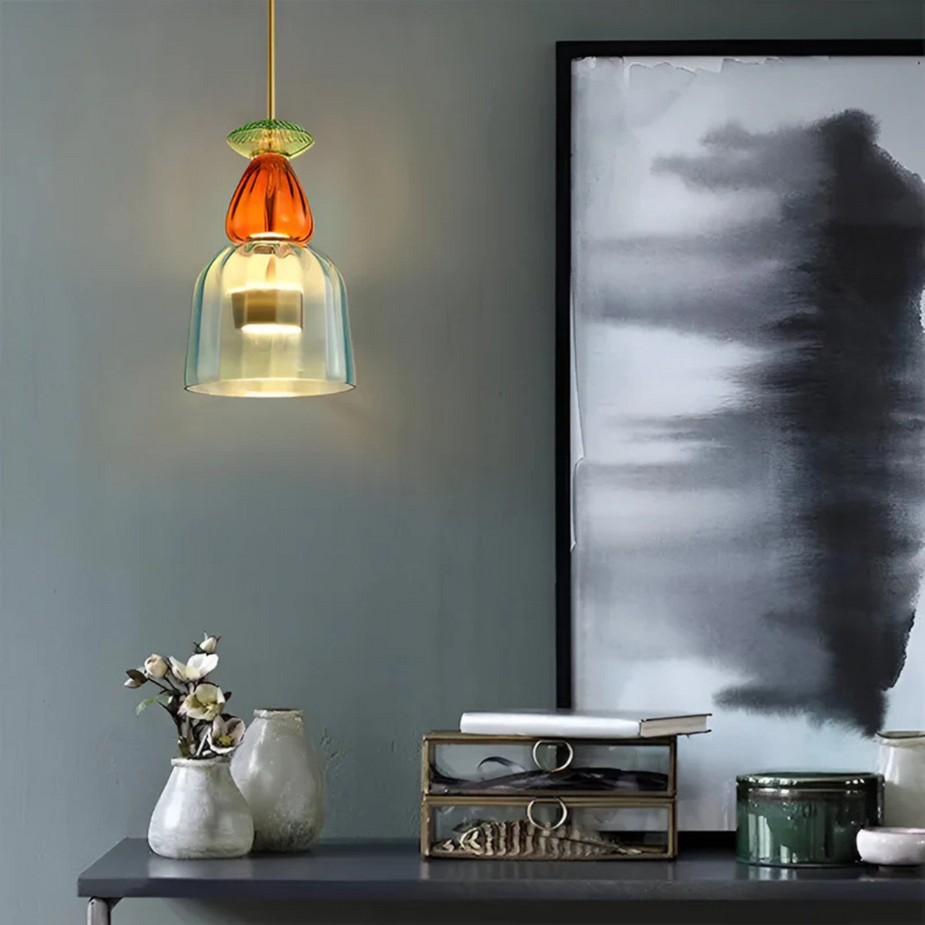 Eloria Colorful Scandinavian Dining Pendant Light
