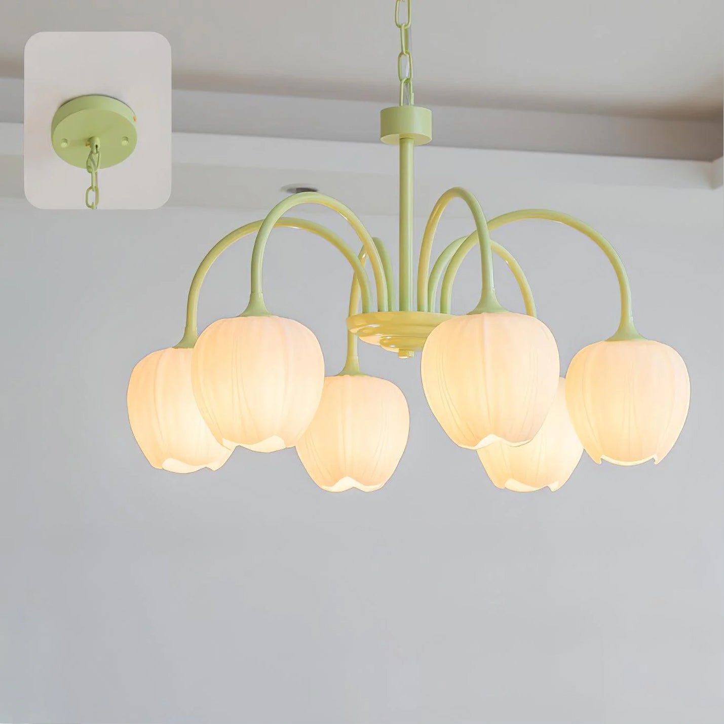 Tulip Fresh Chandeliers Glass | ventumra