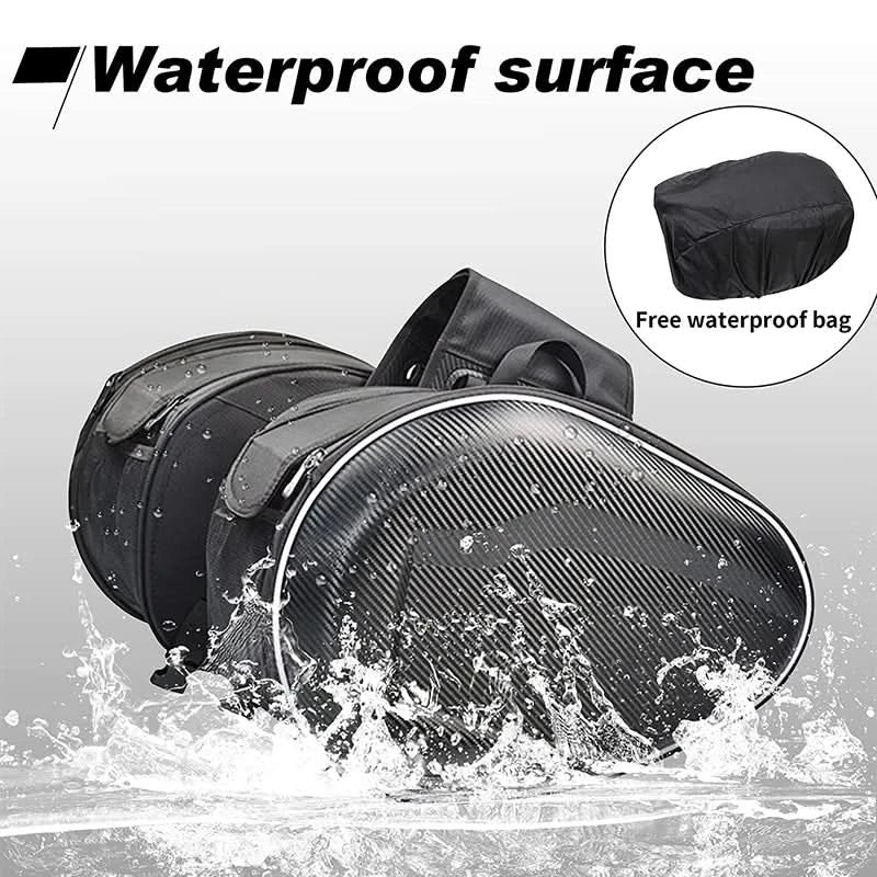 TrailGuard Duo Motorbike Saddlebags — Rugged Waterproof Build, Large Storage Space