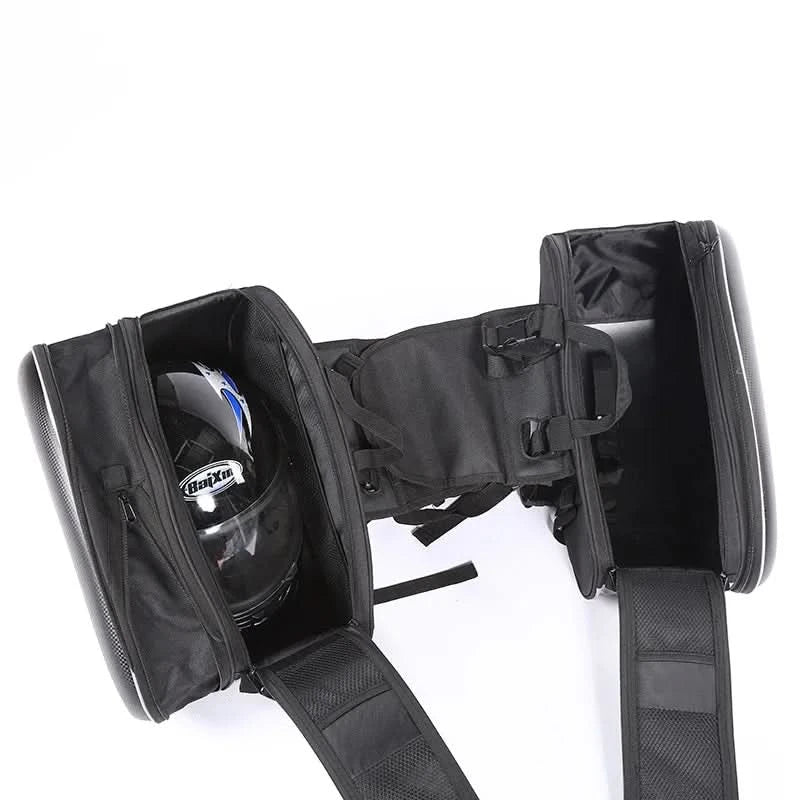 TrailGuard Duo Motorbike Saddlebags — Rugged Waterproof Build, Large Storage Space
