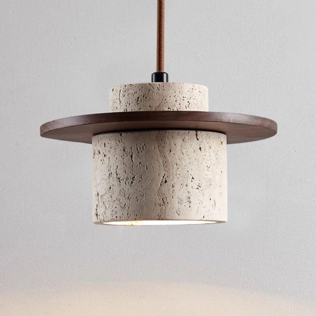 Marbelle | Luxury Travertine Pendant Light For Dining