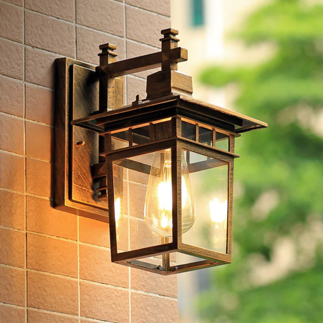 Kirrea Black Outdoor Wall Lamp For Elegant Garden Lighting