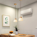 Seravine | Bowl-Shaped Glass Pendant Lamp for Dining