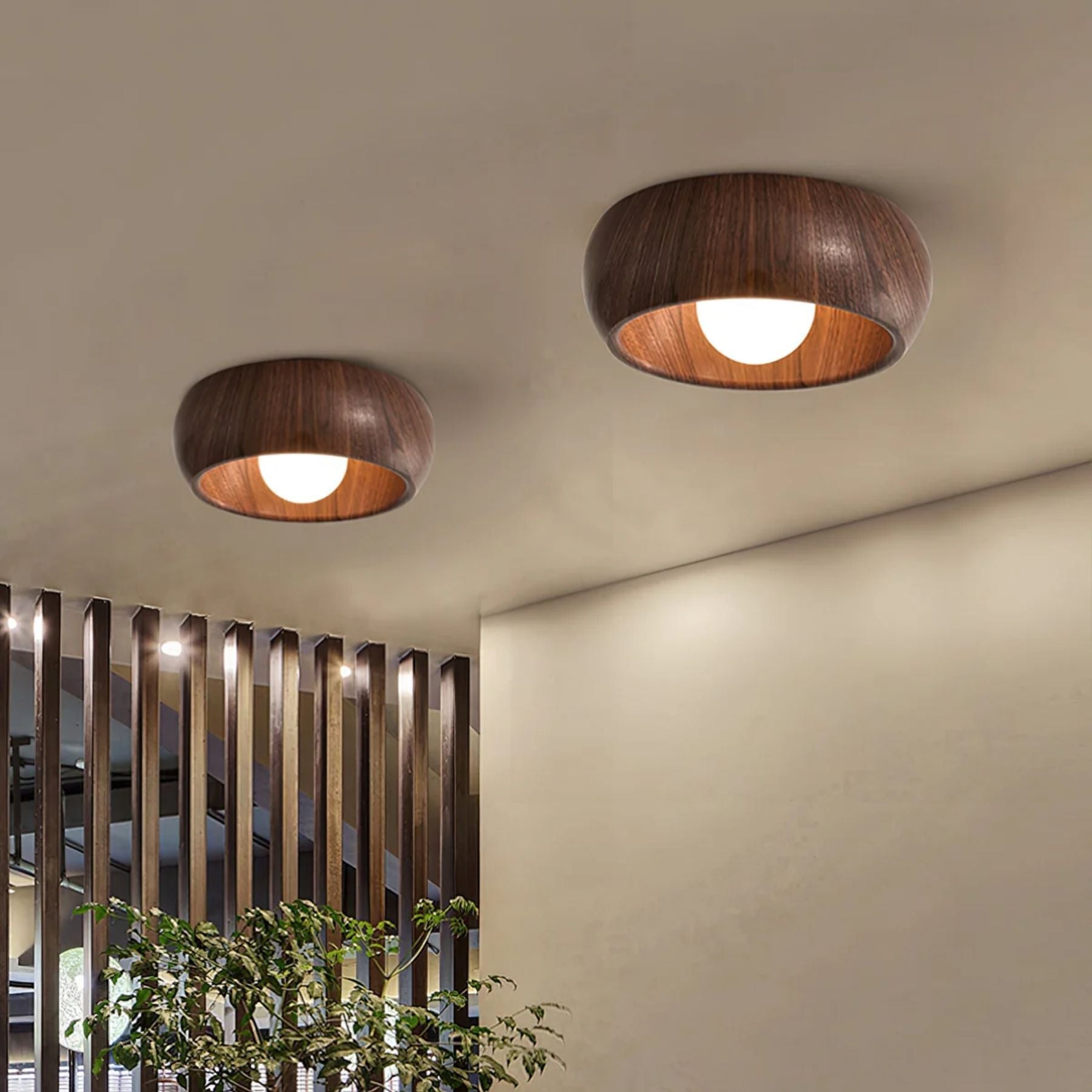 AureWood Minimalist Ceiling Lamp for Living Room