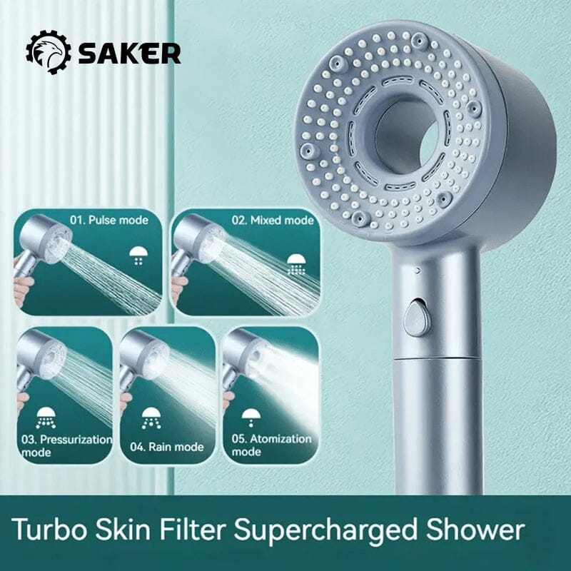 AquaPure Hand Shower with Double-Effect Water Purifying Filter
