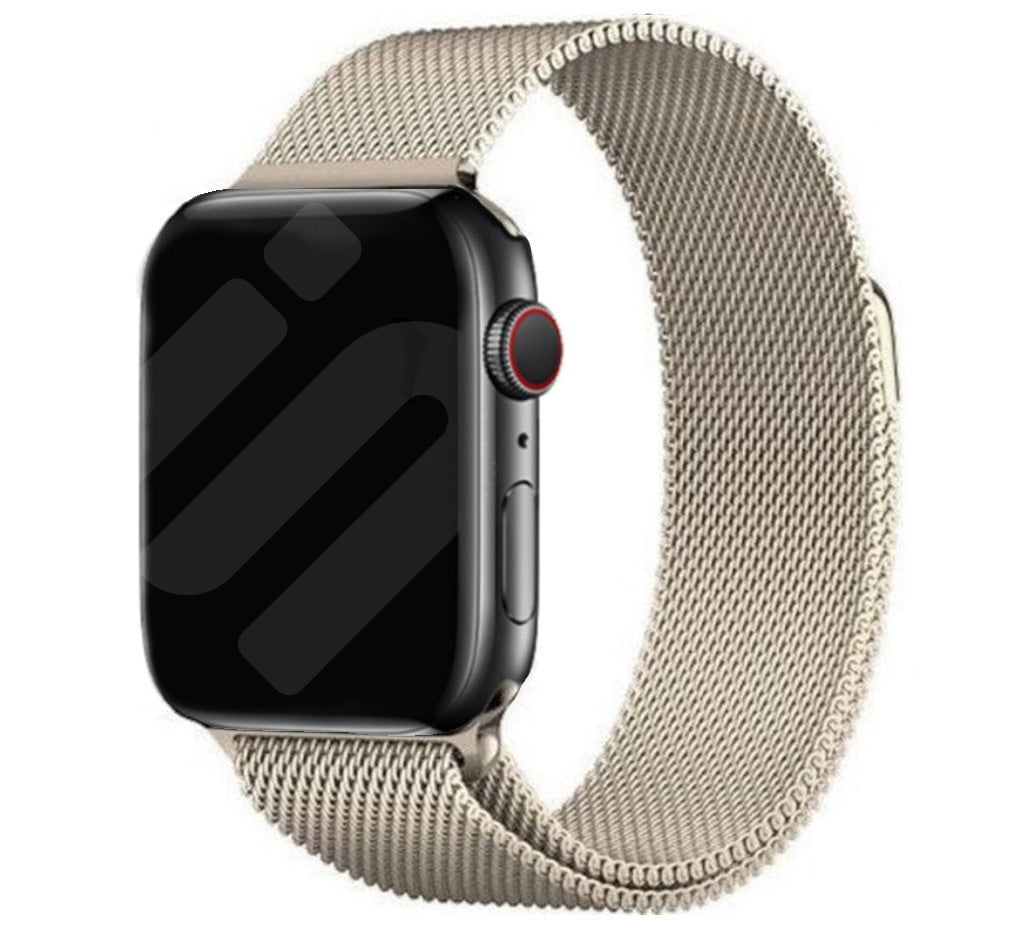 Champagne Finish Milanese Strap For Apple Watch Edition | Ventumra